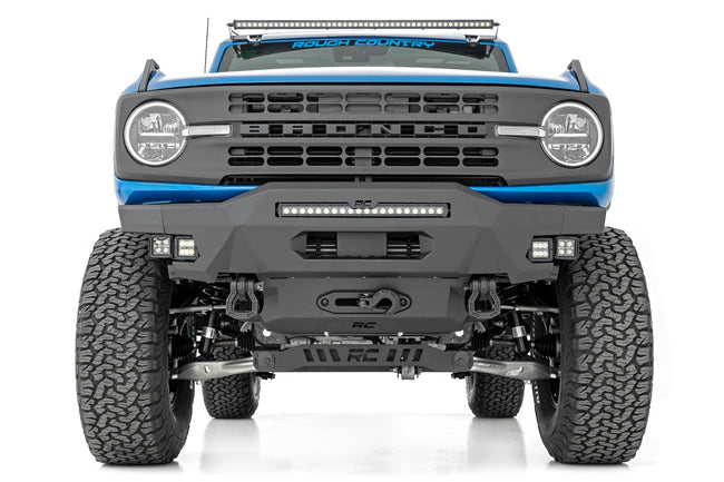 Front Bumper | Modular | Stubby Wings | DRL | Ford Bronco 4WD (2021-2025) - The Suspension Specialists