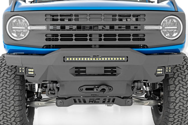 Front Bumper | Modular | Stubby Wings | Amber DRL | Ford Bronco 4WD (21-25) - The Suspension Specialists