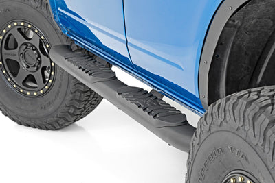 Oval Nerf Step | 4-Door | Black | Ford Bronco 4WD (2021-2025) - The Suspension Specialists