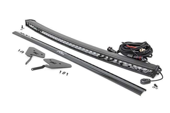 LED Light Kit | 30 Inch Curved | Front Bracket | Black Series | Polaris RZR Turbo S4 - The Suspension Specialists