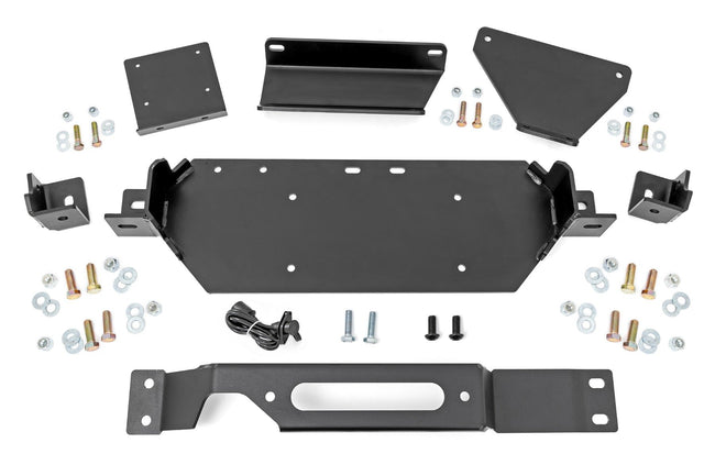 Rough Country Hidden Winch Mount | PRO12000S | Ford F-250/F-350 Super Duty 2WD/4WD (20-22) - The Suspension Specialists