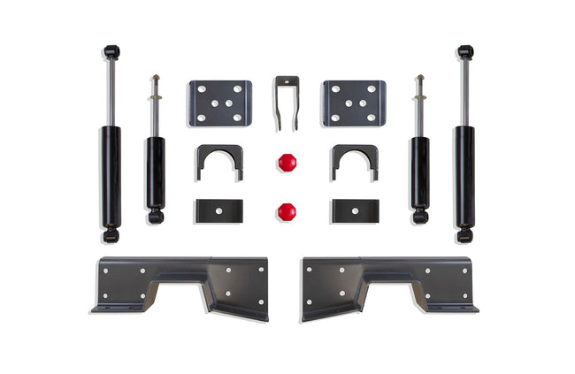 REAR FLIP KIT, C-NOTCH, ANGLE CORRECTOR, (4) MT SHKS - The Suspension Specialists