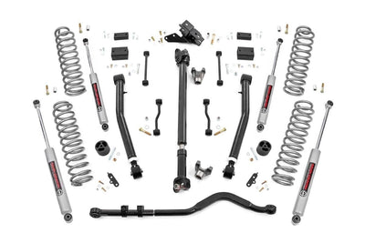 3.5 Inch Lift Kit | Adj Lower | FR D/S | Jeep Wrangler JL 4WD (2024-2025)