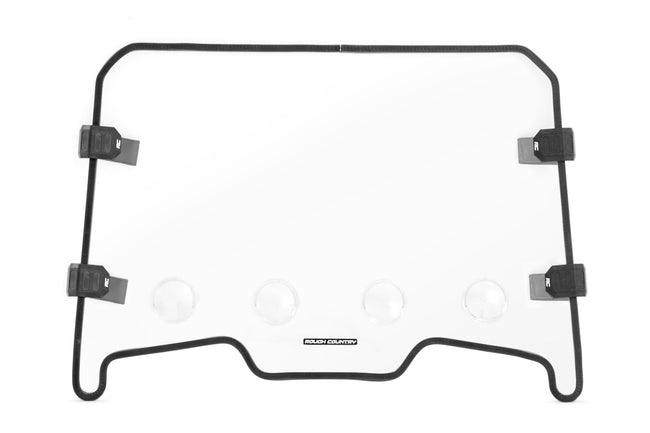 Vented Full Windshield | Scratch Resistant | Polaris RZR XP 1000 - The Suspension Specialists