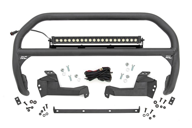 Nudge Bar | 20 Inch BLK DRL Single Row LED | Ford Bronco Sport 4WD (21-25) - The Suspension Specialists