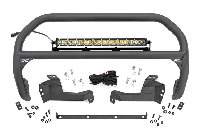 Nudge Bar | 20 Inch Chrome Single Row LED | Ford Bronco Sport 4WD (2021-2025) - The Suspension Specialists