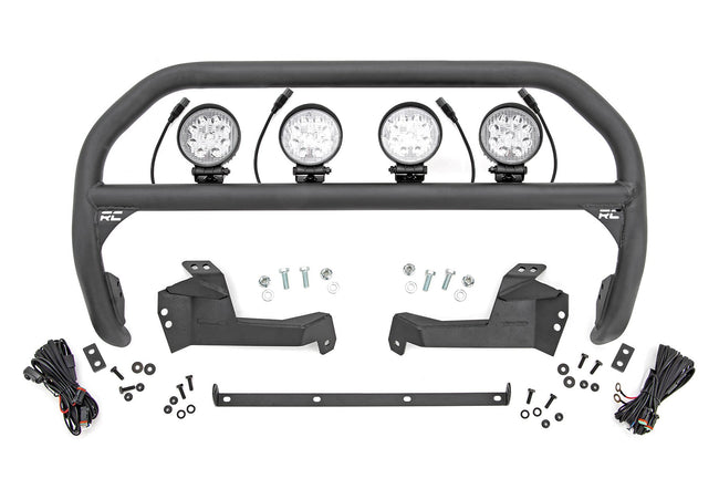 Nudge Bar | 4 Inch Round Led (x4) | Ford Bronco Sport 4WD (2021-2025) - The Suspension Specialists