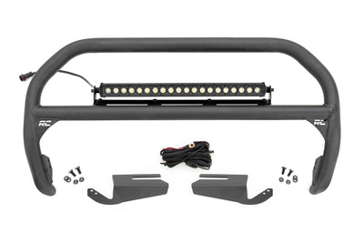 Nudge Bar | 20 Inch Black Single Row LED | OE Modular Steel | | Ford Bronco (21-25) - The Suspension Specialists