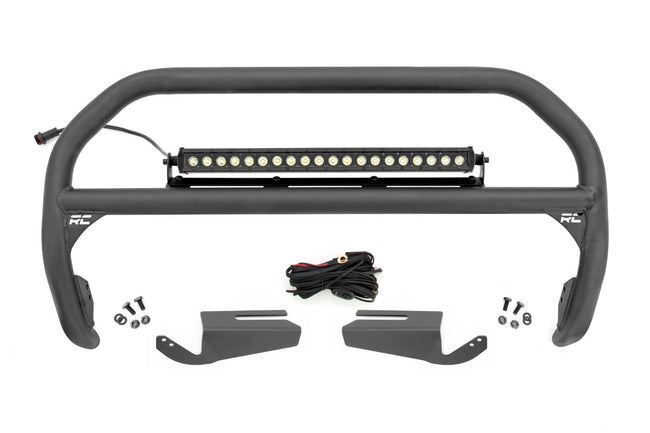Nudge Bar | 20 Inch Black Single Row LED | OE Modular Steel | | Ford Bronco (21-25) - The Suspension Specialists