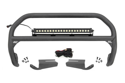 Nudge Bar | 20 Inch BLK DRL Single Row LED | OE Modular Steel | Ford Bronco (21-25) - The Suspension Specialists