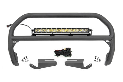Nudge Bar | 20 Inch Chrome Single Row LED | OE Modular Steel | Ford Bronco (21-25) - The Suspension Specialists