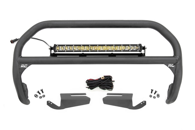 Nudge Bar | 20 Inch Chrome Single Row LED | OE Modular Steel | Ford Bronco (21-25) - The Suspension Specialists