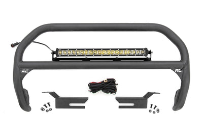 Nudge Bar | 20 Inch Chrome Single Row LED | Ford Bronco 4WD (2021-2025) - The Suspension Specialists