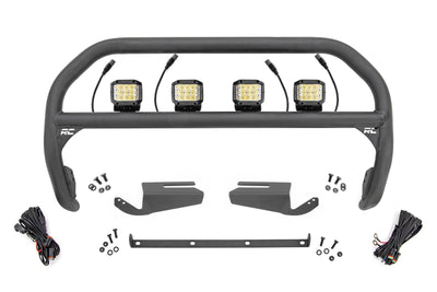 Nudge Bar | 3 Inch Wide Angle Led (x4) | Oe Modular Steel | Ford Bronco (21-25) - The Suspension Specialists