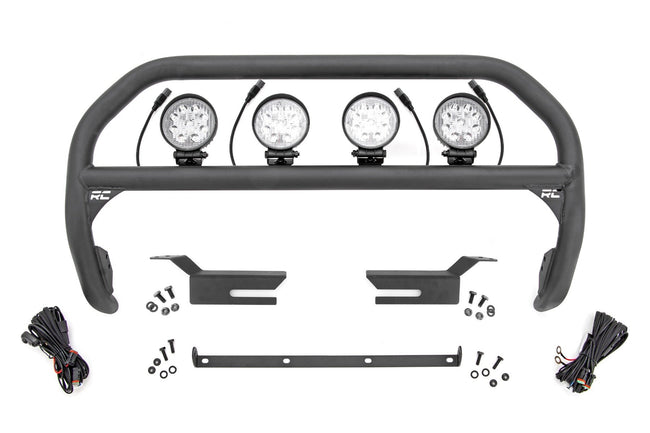 Nudge Bar | 4 Inch Round Led (x4) | Ford Bronco 4WD (2021-2025) - The Suspension Specialists