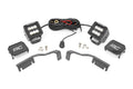 LED Light Kit | Ditch Mount | 2" Black Pair | Flood | Nissan Frontier (22-25)
