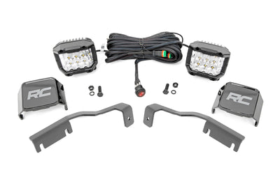 LED Light Kit | Ditch Mount |  3" OSRAM | Wide | Nissan Frontier (22-25)