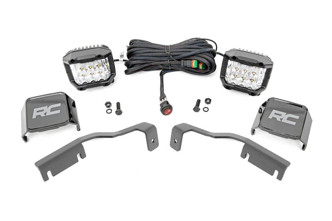 LED Light Kit | Ditch Mount |  3" OSRAM | Wide | Nissan Frontier (22-25)