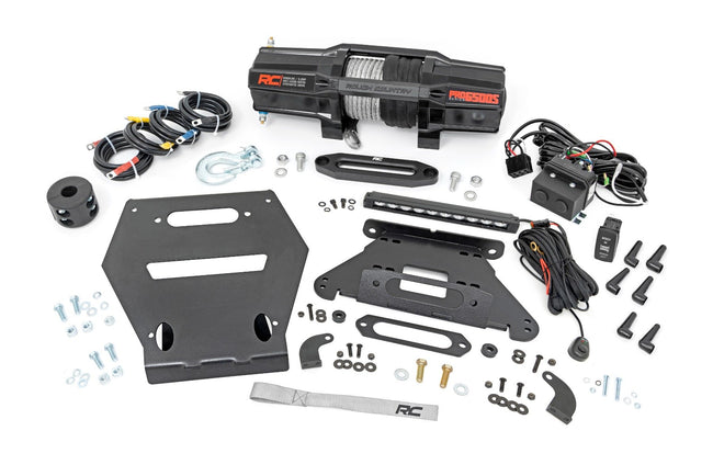 LED Light | Winch Mount | RS6500S | 10" Black Slimline | Polaris RZR Pro R - The Suspension Specialists