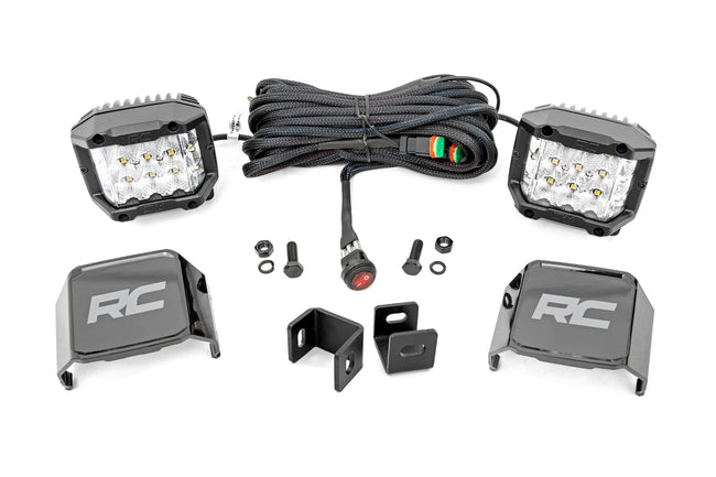 LED Light Kit | Ditch Mount |  3" OSRAM | Wide | Toyota Tundra 2WD/4WD (22-25)