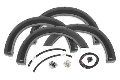 Pocket Fender Flares | D1 Stone Gray | Ford F-250/F-350 Super Duty (23-26) - The Suspension Specialists