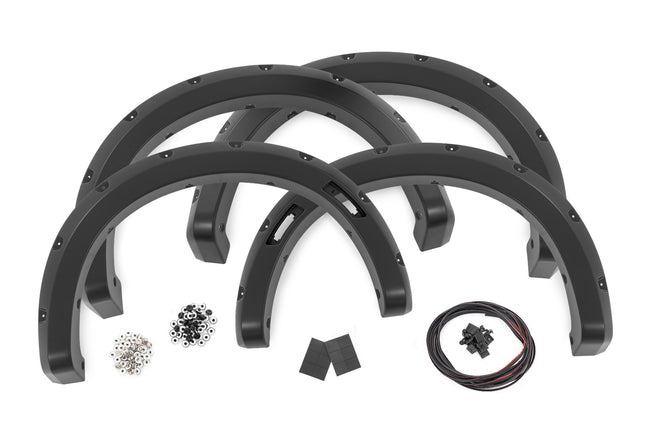 Rough Country Pocket Fender Flares | JS Iconic Silver | Ford Ranger 2WD/4WD (2024-2025) - The Suspension Specialists