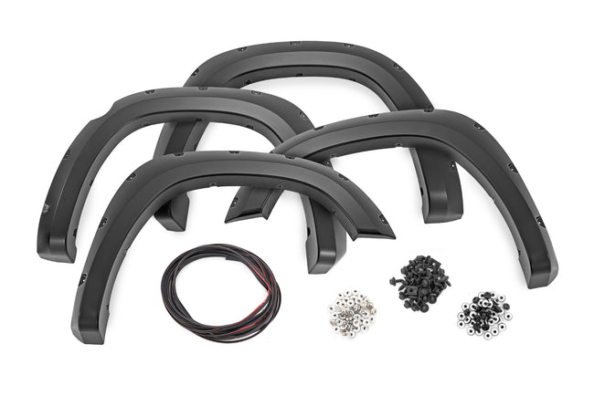 Rough Country Pocket Fender Flares | PXJ Diamond Black | Ram 1500 2WD/4WD (2025)