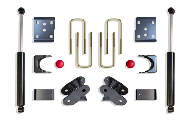 REAR FLIP KIT WITH HANGERS, (2) MAXTRAC SHOCKS - The Suspension Specialists