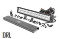 20 Inch Chrome Series LED Light Bar | Dual Row | Amber DRL