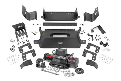 Rough Country Hidden Winch Mount | 9500S | Ford Bronco 4WD (2021-2025) - The Suspension Specialists
