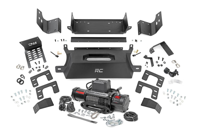 Rough Country Hidden Winch Mount | 12000S | Ford Bronco 4WD (2021-2025) - The Suspension Specialists