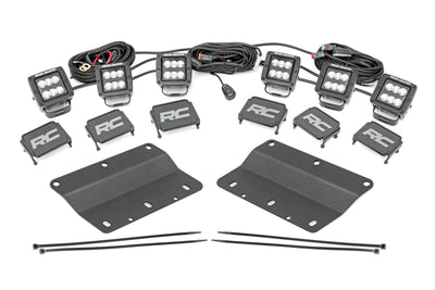 LED Light Kit | Fog Mount | Triple 2" Black Pair | Spot | Ford Bronco (21-25) - The Suspension Specialists