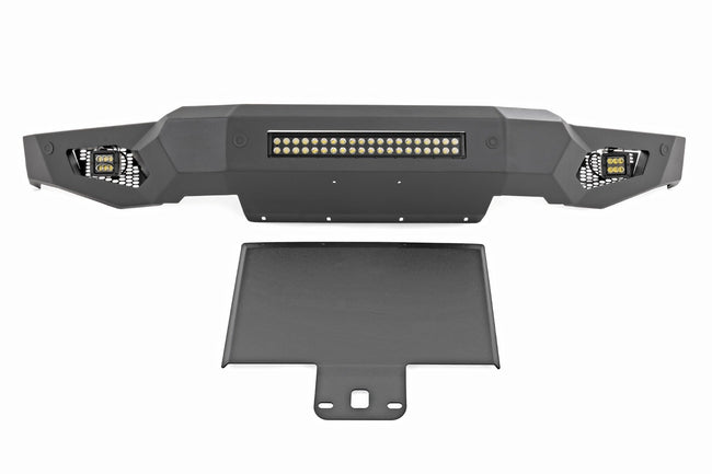 High Clearance Front Bumper | LED Lights & Skid Plate | Ford F-150 (21-23) - The Suspension Specialists