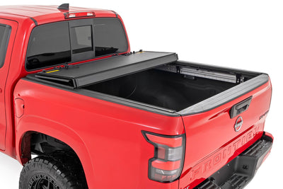 Hard Tri-Fold Flip Up Bed Cover | 5' Bed | Nissan Frontier 2WD/4WD (22-26)