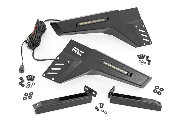 Rough Country Bumper Wings | Stinger | 6" Led Combo | Honda Pioneer 1000-6 - The Suspension Specialists