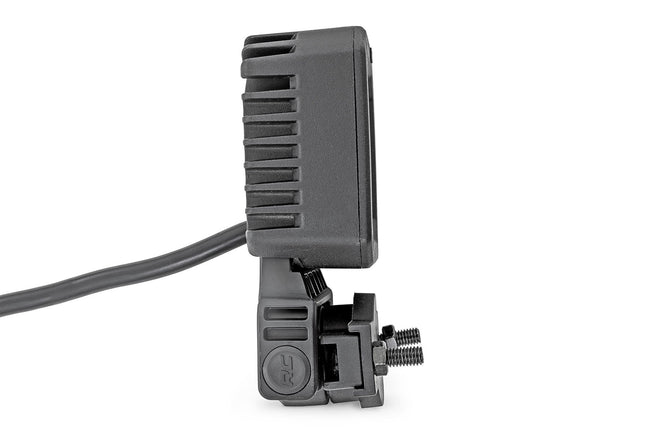 Black Series LED Light Pair | 2 Inch | Flood | Swivel Mount - The Suspension Specialists