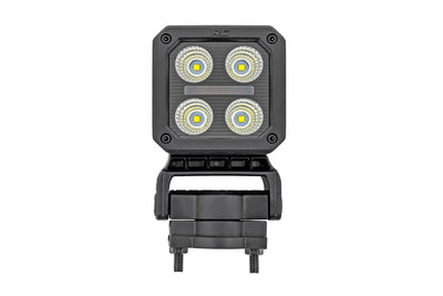 Black Series LED Light Pair | 2 Inch | Flood | Swivel Mount - The Suspension Specialists
