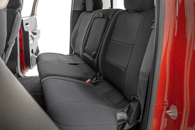 Seat Covers | FR & RR | Crew Cab | Nissan Frontier 2WD/4WD (2022-2026)