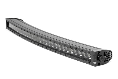 30 Inch Black Series LED Light Bar | Curved | Single Row | Cool White DRL - The Suspension Specialists