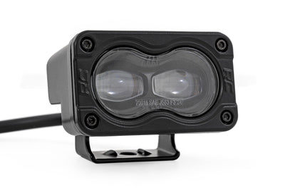 3x1.75 Inch Black Series LED Slim Aux | SAE Fog | Pair - The Suspension Specialists