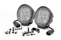 Rough Country 4 Inch Chrome Series LED Light | Round | Pair - The Suspension Specialists
