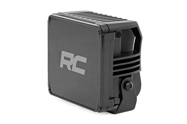 4 Inch Chrome Series LED Light Pods | Square | White DRL | Pair - The Suspension Specialists