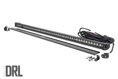 Rough Country 50 Inch Black Series LED Light Bar | Single Row | Cool White DRL - The Suspension Specialists