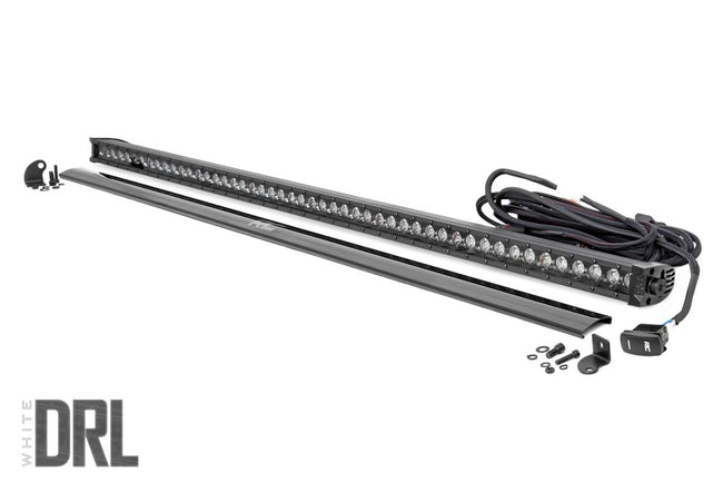 Rough Country 50 Inch Black Series LED Light Bar | Single Row | Cool White DRL - The Suspension Specialists
