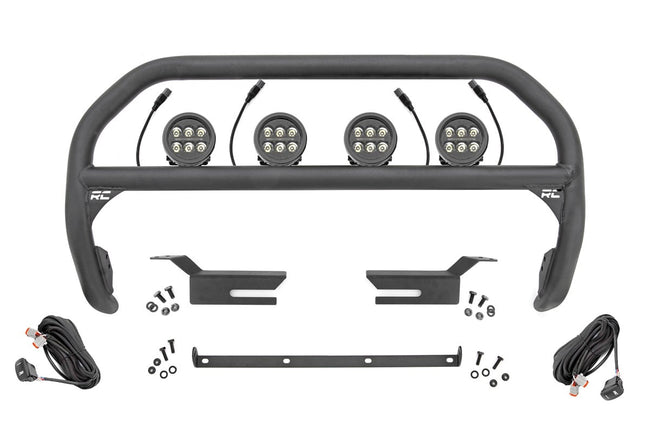 Nudge Bar | 3.5 Inch Round Led (x4) | Ford Bronco 4WD (2021-2025) - The Suspension Specialists