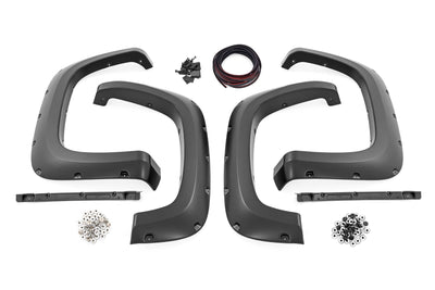 Rough Country Pocket Fender Flares | Chevy Silverado 2500 HD/3500 HD 2WD/4WD (2020-2025)