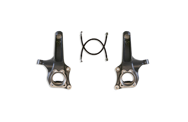 LIFT SPINDLES W/ EXTENDED BRAKE LINES DOT COMPLIANT - The Suspension Specialists