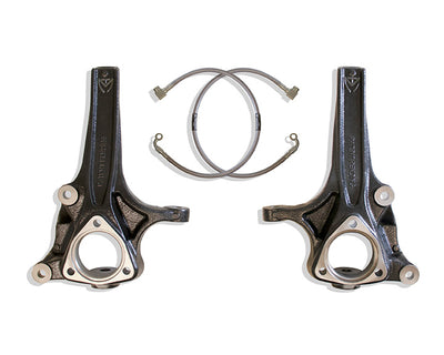 LIFT SPINDLES W/ EXTENDED BRAKE LINES DOT COMPLIANT - The Suspension Specialists