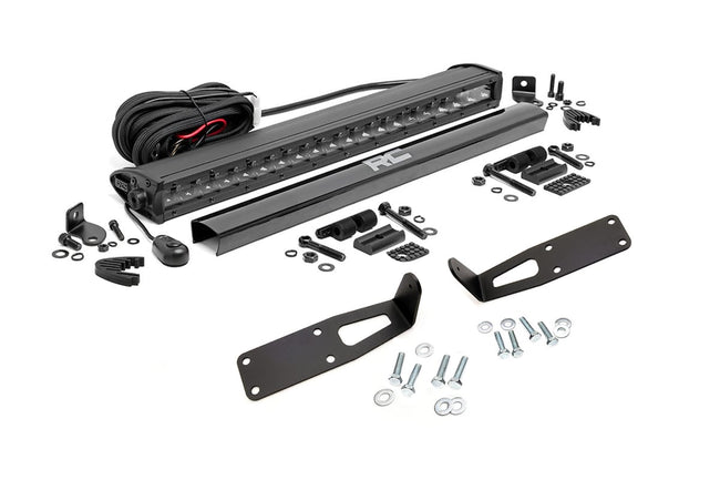 LED Light Kit | Bumper Mount | 20" Black Single Row | Ram 2500 (03-10)/2500 (11-18)/3500 (11-18)