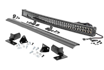 LED Light  | Bumper Mount | 40" Black Dual Row | White DRL | Ford F-250 Super Duty (11-16) - The Suspension Specialists